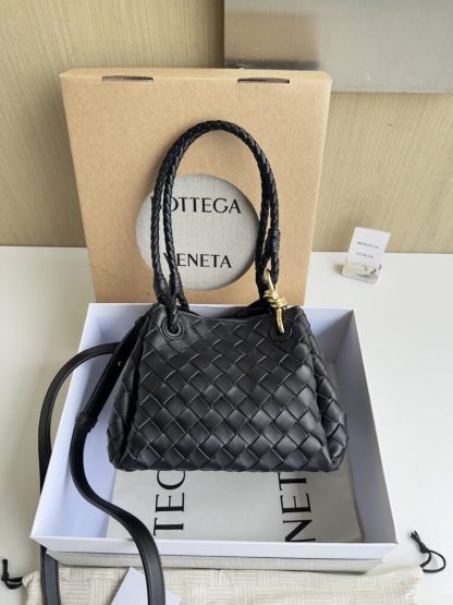 Replica Bottega Veneta Small Parachute Shoulder Bag 796596 Black #3712 - Image 7
