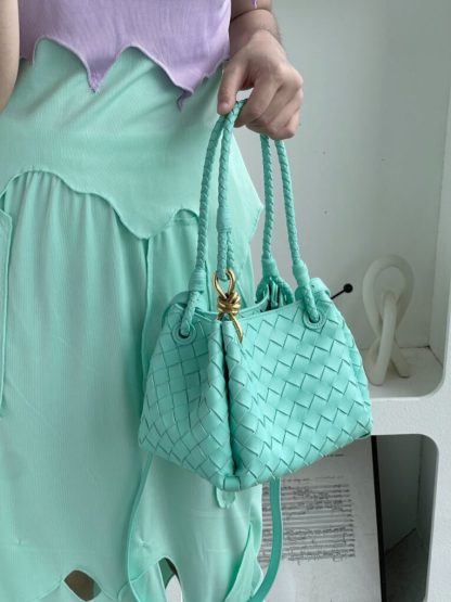 Replica Bottega Veneta Small Parachute Shoulder Bag 796596 Green oasis #3715 - Image 2