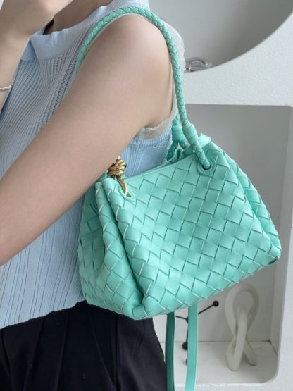 Replica Bottega Veneta Small Parachute Shoulder Bag 796596 Green oasis #3715 - Image 3