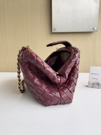 Replica Bottega Veneta Teen Lauren 1980 With Chain Bag Barolo #3709 - Image 5