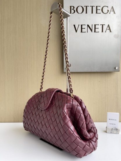 Replica Bottega Veneta Teen Lauren 1980 With Chain Bag Barolo #3709 - Image 10