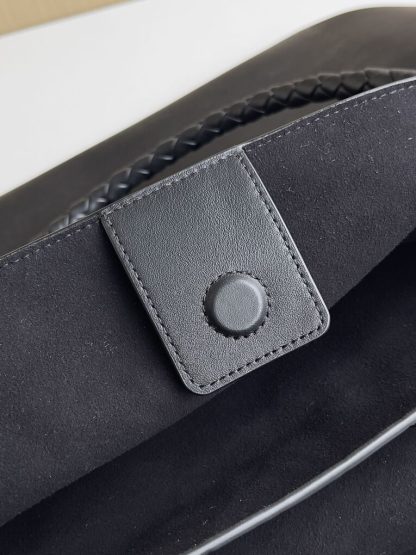 Replica Bottega Veneta Large Andiamo Tote Bag Black #3635 - Image 4