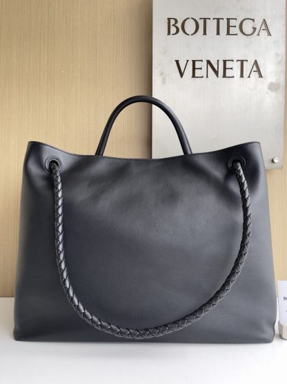 Replica Bottega Veneta Large Andiamo Tote Bag Black #3635 - Image 5