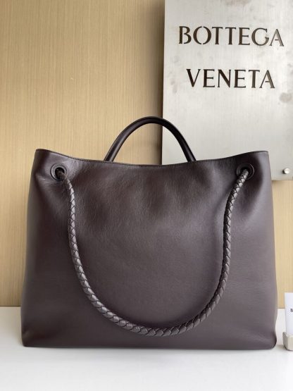 Replica Bottega Veneta Large Andiamo Tote Bag Fondant #3636 - Image 5