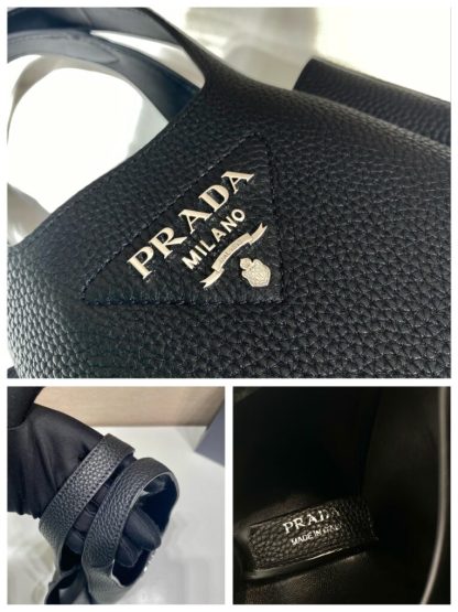 Replica Prada Leather mini bag Black Tote #3804 - Image 9