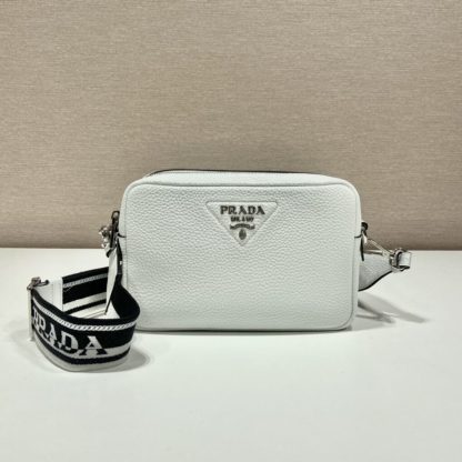 Replica Prada Medium leather bag White Shoulder bag #3809 - Image 6