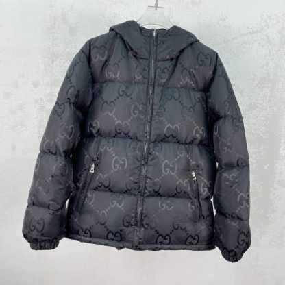 Replica GUCCI MEN'S JUMBO GG CANVAS DOWN JACKET 698710 #3834 - Image 7