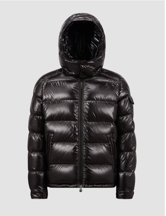 Moncler maya hooded puffer jacket best sale