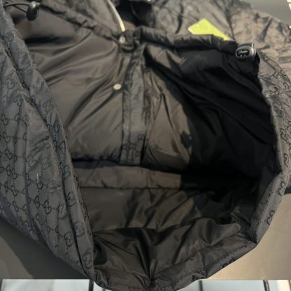 Replica GUCCI MEN'S GG NYLON JACQUARD JACKET WITH WEB 715519 #3833 - Image 5