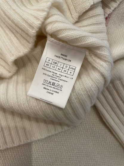 Replica Dior DiorAlps Sweater 2025 For Women white #3862 - Image 2
