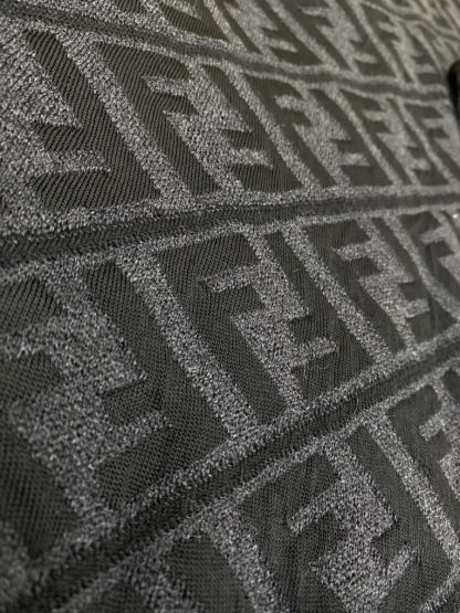 Replica FENDI Men's Jumper Sweater Black wool pullover #3855 - Image 4