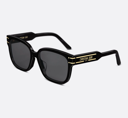 Replica Dior DiorSignature S7F Eyeswear Black Square Sunglasses #4019