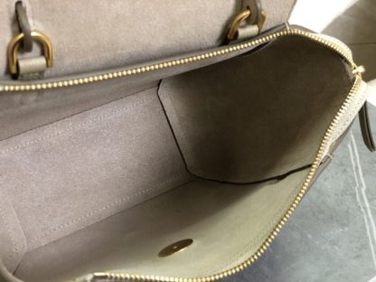 REPLICA CELINE NANO BELT BAG IN GRAINED CALFSKIN LIGHT TAUPE #3930 - Image 8