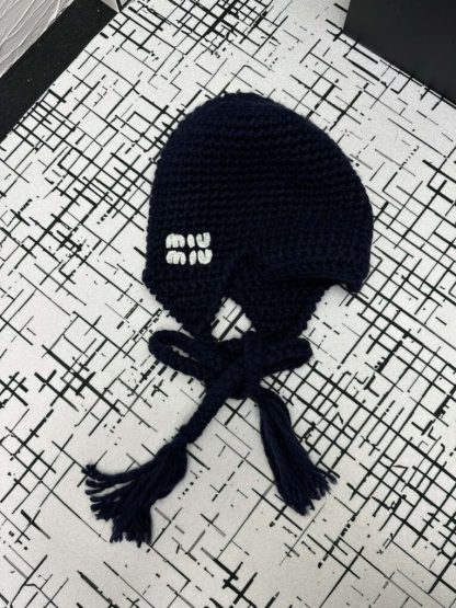 Replica Miu Miu Wool trapper hat with Scarf #4079 - Image 14