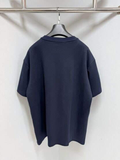 Replica Louis Vuitton Men's Pique Cotton T-Shirt Blueberry #4116 - Image 8
