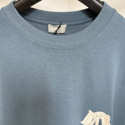 Replica Dior Men's Charm T-Shirt Relaxed Fit Blue #4070 - Image 6