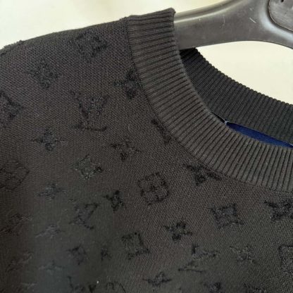 Replica Louis Vuitton Graphic Jacquard Short-Sleeved Crewneck #4151 - Image 4