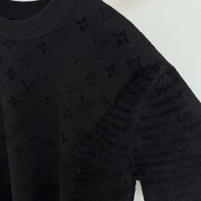 Replica Louis Vuitton Graphic Jacquard Short-Sleeved Crewneck #4151 - Image 7