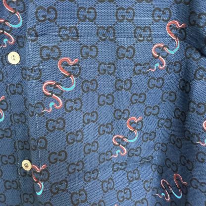 Replica GUCCI PRINTED COTTON RIPSTOP SHIRT For Men #4185 - Image 3