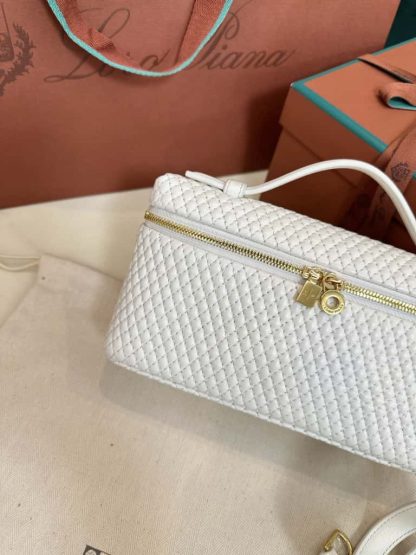 Replica Loro Piana Extra Pocket L19 White Lambskin - Image 8