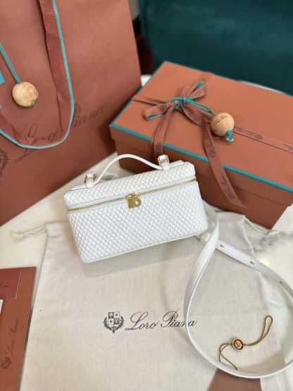 Replica Loro Piana Extra Pocket L19 White Lambskin - Image 3