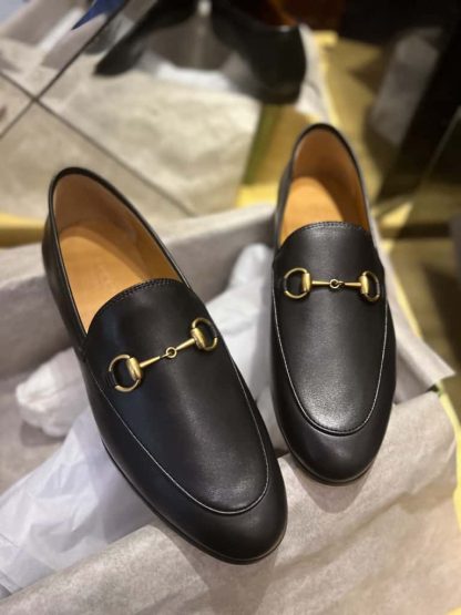 REPLICA GUCCI WOMEN'S GUCCI JORDAAN LOAFER BLACK - Image 7
