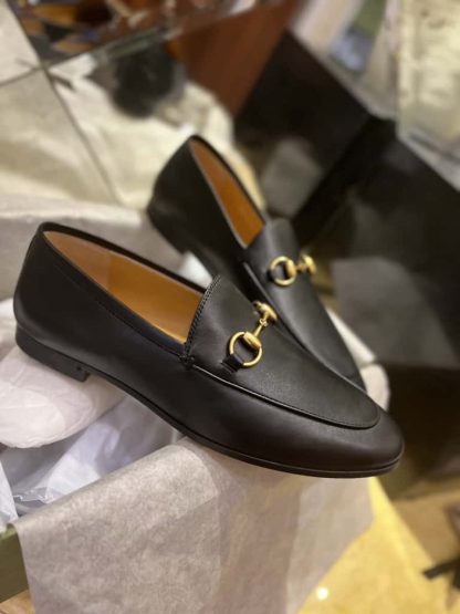 REPLICA GUCCI WOMEN'S GUCCI JORDAAN LOAFER BLACK - Image 8