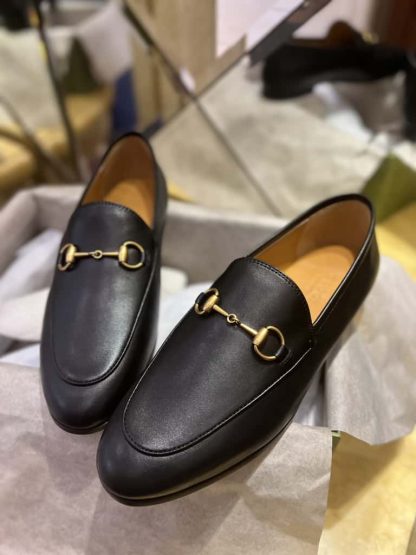 REPLICA GUCCI WOMEN'S GUCCI JORDAAN LOAFER BLACK - Image 3