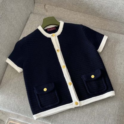 REPLICA GUCCI FINE COTTON CARDIGAN - Image 3