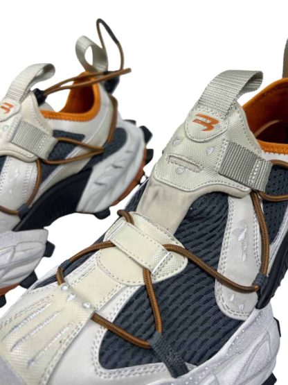 REPLICA BALENCIAGA MEN'S HIKE SNEAKER IN BEIGE/ORANGE - Image 9