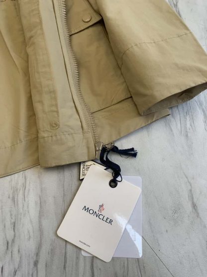Replica MONCLER LEANDRO HOODED PARKA JACKET BEIGE - Image 10