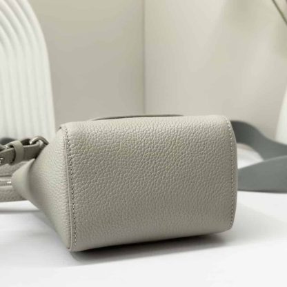 Replica Loro Piana Happy Day Nano Shoulder Bag in Grey - Image 3