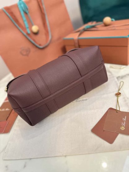Replica Loro Piana Small Ghiera Shopper Bag Azuki Beans - Image 4