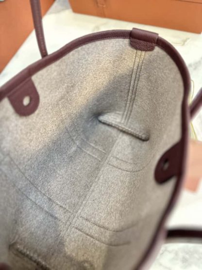 Replica Loro Piana Small Ghiera Shopper Bag Azuki Beans - Image 7