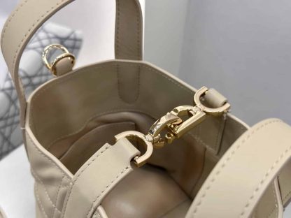 Replica Dior Toujours Vertical Nano Tote Bag in Beige - Image 11