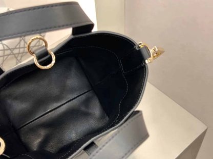 Replica Dior Toujours Vertical Nano Tote Bag in Black - Image 3
