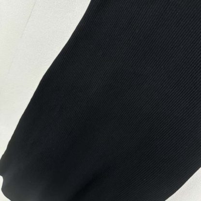 REPLICA GUCCI RIB FABRIC DRESS WITH INTARSIA BLACK - Image 8