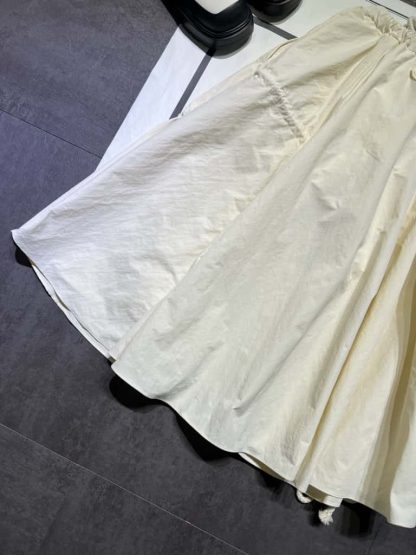 Replica Prada Technical pongé skirt Ivory 2025SS - Image 10
